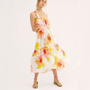 Free People Moonshine Midi Dress Size M